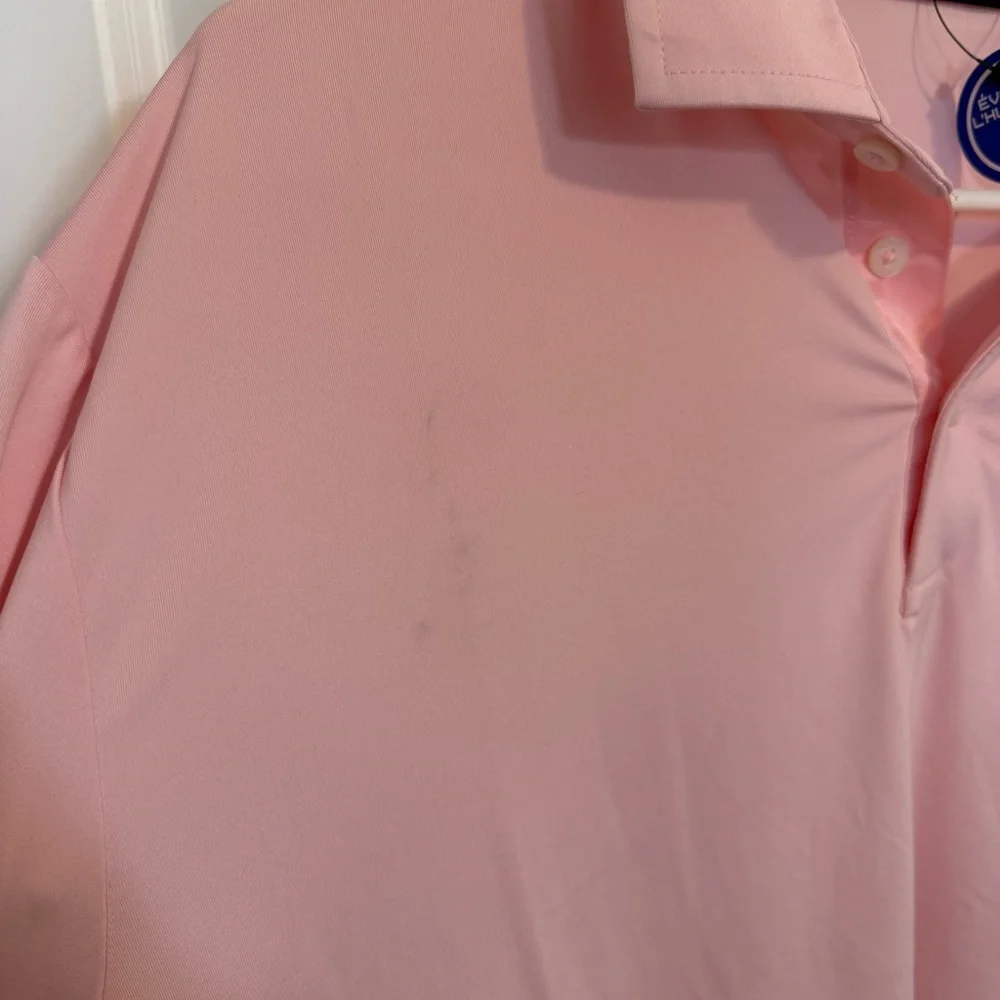 RLX Ralph Lauren Performance Classic‎ Fit Polo Golf Shirt Size XL Pink